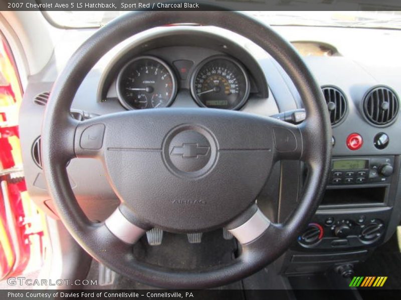 Sport Red / Charcoal Black 2007 Chevrolet Aveo 5 LS Hatchback