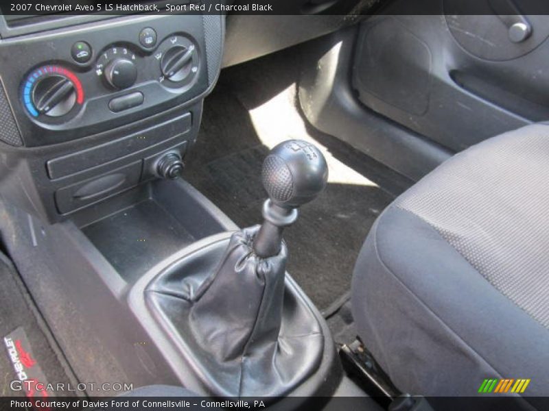 Sport Red / Charcoal Black 2007 Chevrolet Aveo 5 LS Hatchback