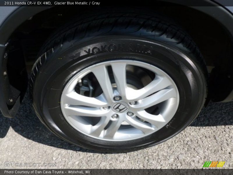 Glacier Blue Metallic / Gray 2011 Honda CR-V EX 4WD