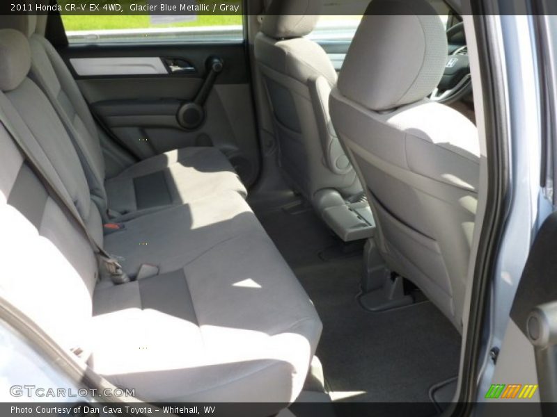 Glacier Blue Metallic / Gray 2011 Honda CR-V EX 4WD