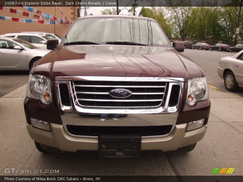 Dark Cherry Metallic / Camel 2008 Ford Explorer Eddie Bauer