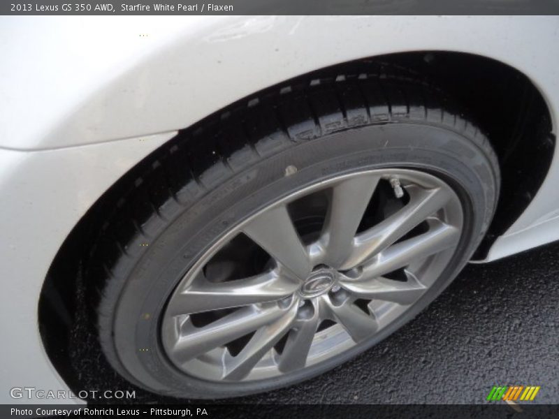 Starfire White Pearl / Flaxen 2013 Lexus GS 350 AWD