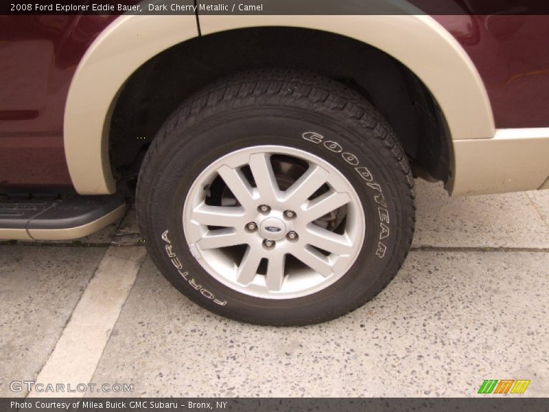 Dark Cherry Metallic / Camel 2008 Ford Explorer Eddie Bauer