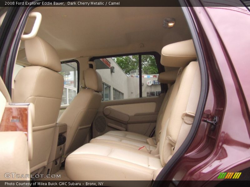 Dark Cherry Metallic / Camel 2008 Ford Explorer Eddie Bauer