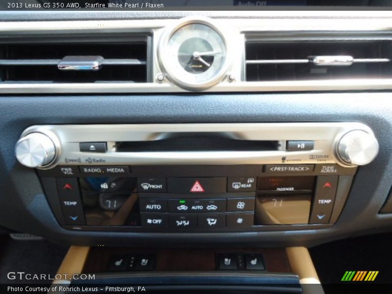 Starfire White Pearl / Flaxen 2013 Lexus GS 350 AWD