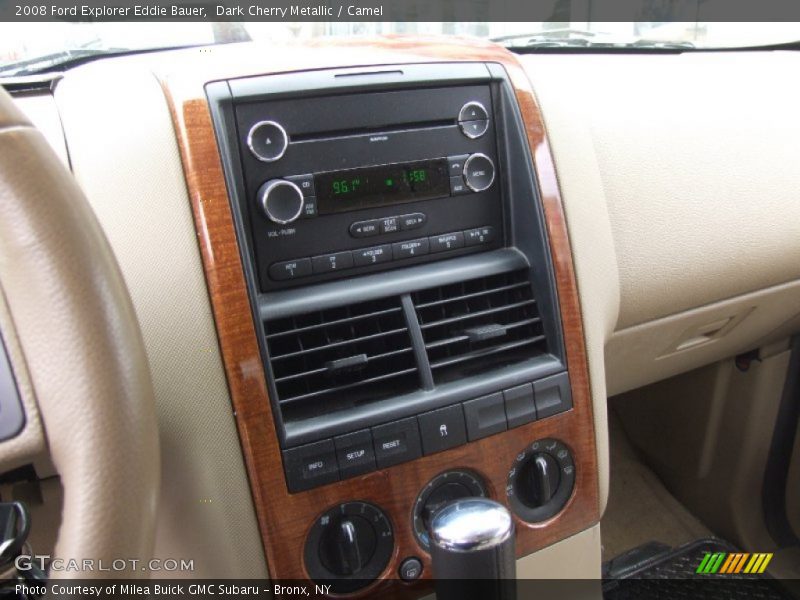 Dark Cherry Metallic / Camel 2008 Ford Explorer Eddie Bauer