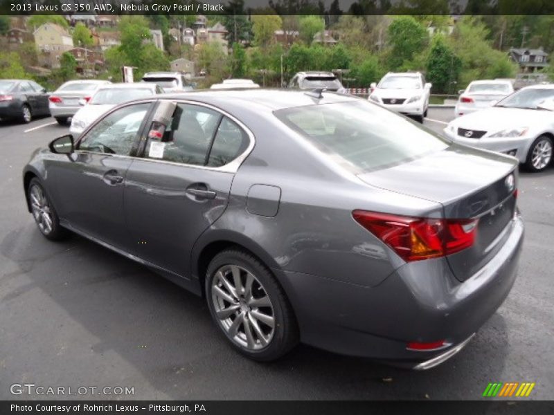 Nebula Gray Pearl / Black 2013 Lexus GS 350 AWD