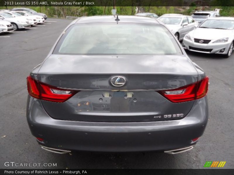 Nebula Gray Pearl / Black 2013 Lexus GS 350 AWD