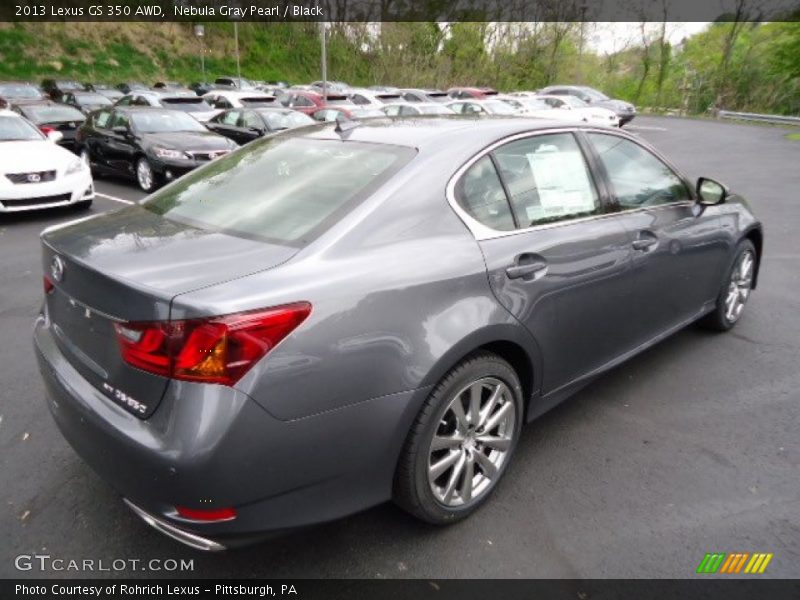 Nebula Gray Pearl / Black 2013 Lexus GS 350 AWD