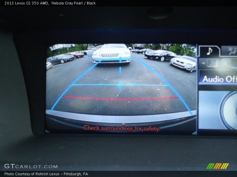 Nebula Gray Pearl / Black 2013 Lexus GS 350 AWD