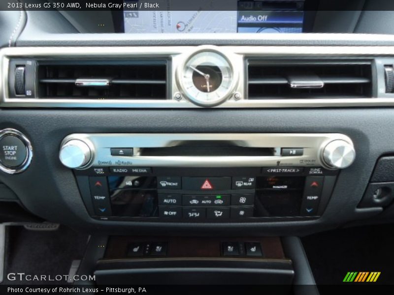 Nebula Gray Pearl / Black 2013 Lexus GS 350 AWD