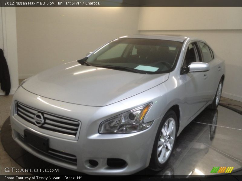 Brilliant Silver / Charcoal 2012 Nissan Maxima 3.5 SV