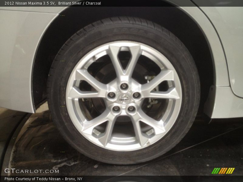 Brilliant Silver / Charcoal 2012 Nissan Maxima 3.5 SV