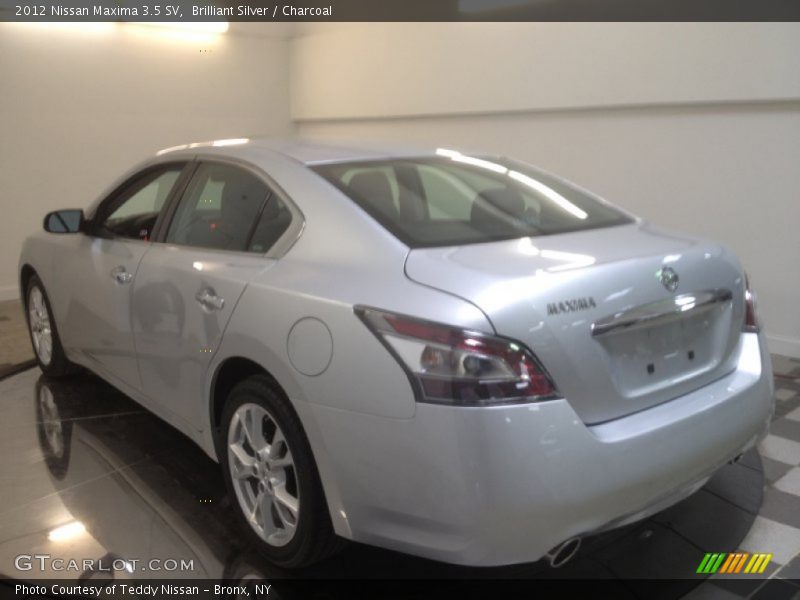 Brilliant Silver / Charcoal 2012 Nissan Maxima 3.5 SV