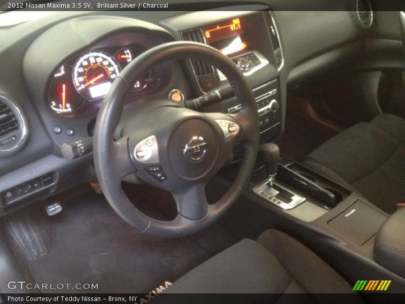 Brilliant Silver / Charcoal 2012 Nissan Maxima 3.5 SV