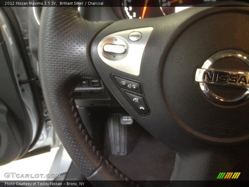 Brilliant Silver / Charcoal 2012 Nissan Maxima 3.5 SV