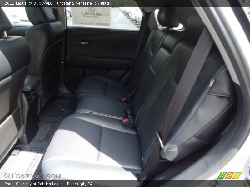 Tungsten Silver Metallic / Black 2012 Lexus RX 350 AWD