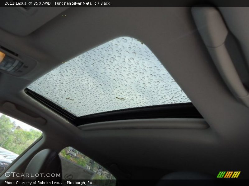 Tungsten Silver Metallic / Black 2012 Lexus RX 350 AWD