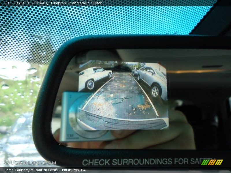 Tungsten Silver Metallic / Black 2012 Lexus RX 350 AWD