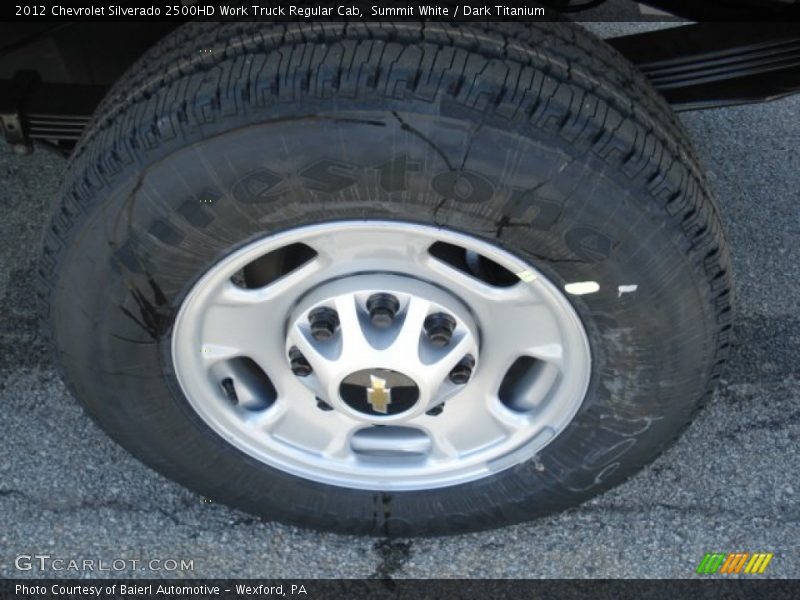Summit White / Dark Titanium 2012 Chevrolet Silverado 2500HD Work Truck Regular Cab