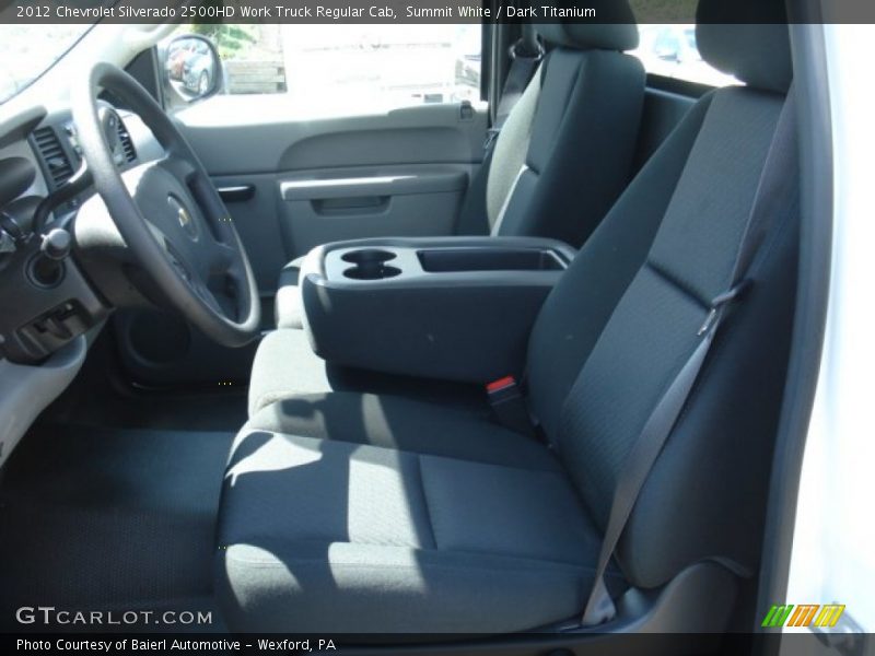 Summit White / Dark Titanium 2012 Chevrolet Silverado 2500HD Work Truck Regular Cab