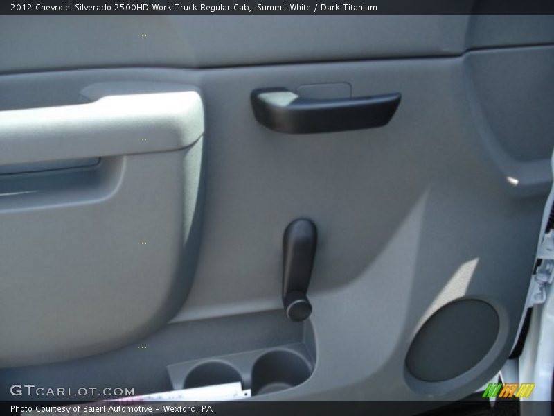 Summit White / Dark Titanium 2012 Chevrolet Silverado 2500HD Work Truck Regular Cab