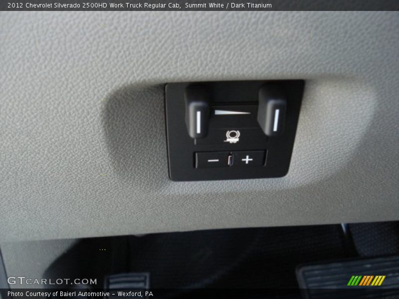 Summit White / Dark Titanium 2012 Chevrolet Silverado 2500HD Work Truck Regular Cab