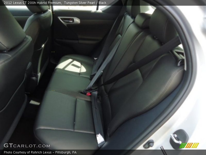 Tungsten Silver Pearl / Black 2012 Lexus CT 200h Hybrid Premium