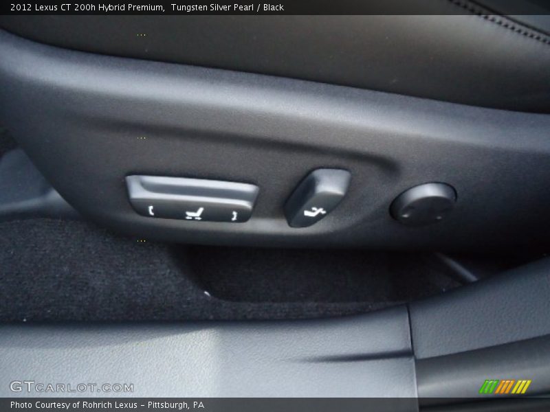 Tungsten Silver Pearl / Black 2012 Lexus CT 200h Hybrid Premium