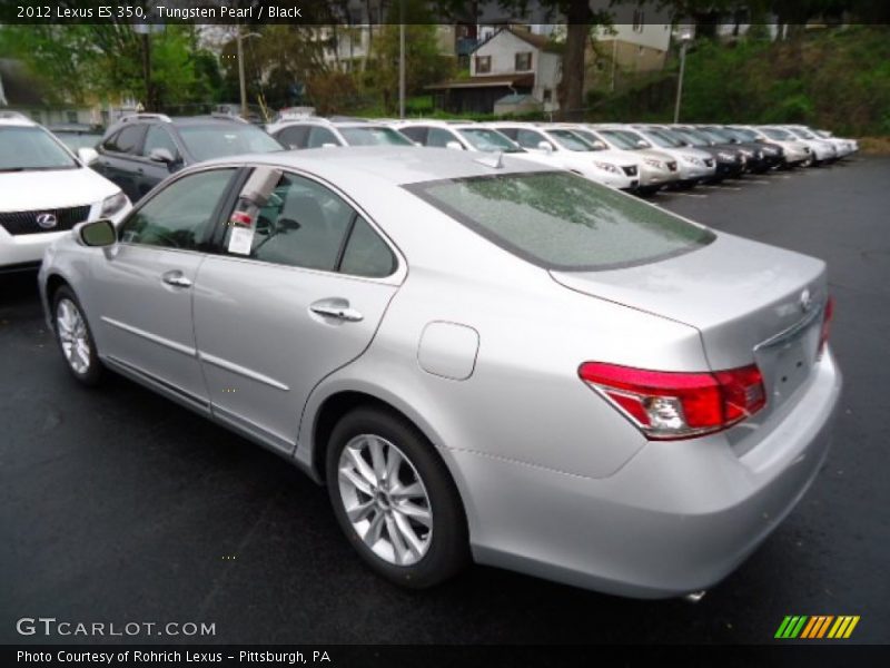 Tungsten Pearl / Black 2012 Lexus ES 350