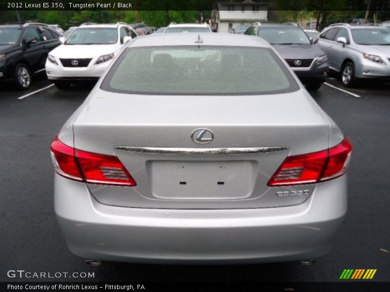 Tungsten Pearl / Black 2012 Lexus ES 350
