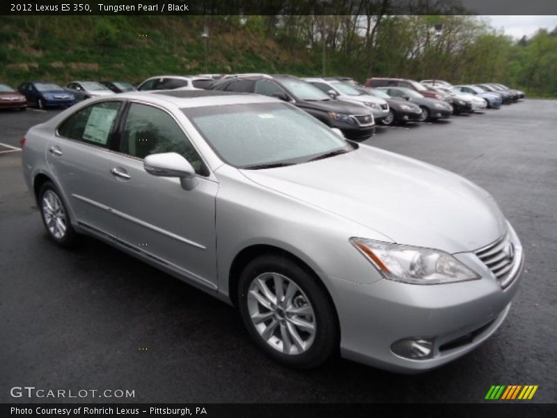 Tungsten Pearl / Black 2012 Lexus ES 350