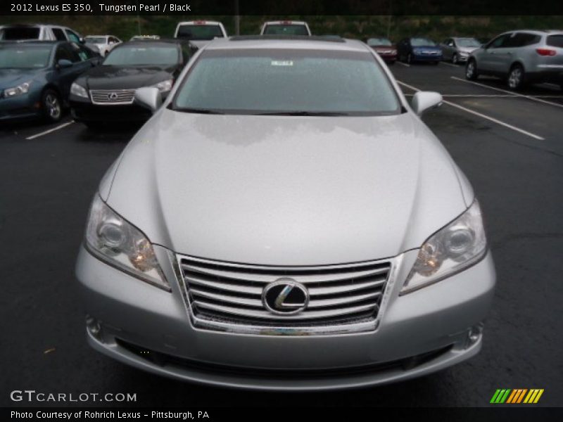 Tungsten Pearl / Black 2012 Lexus ES 350