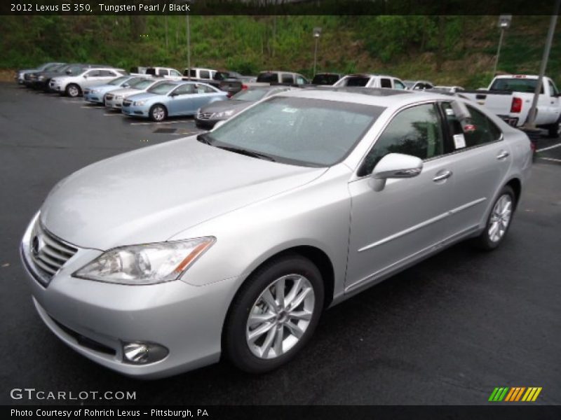 Tungsten Pearl / Black 2012 Lexus ES 350