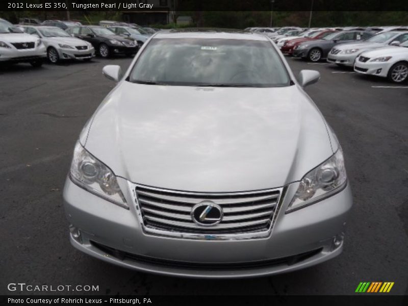 Tungsten Pearl / Light Gray 2012 Lexus ES 350