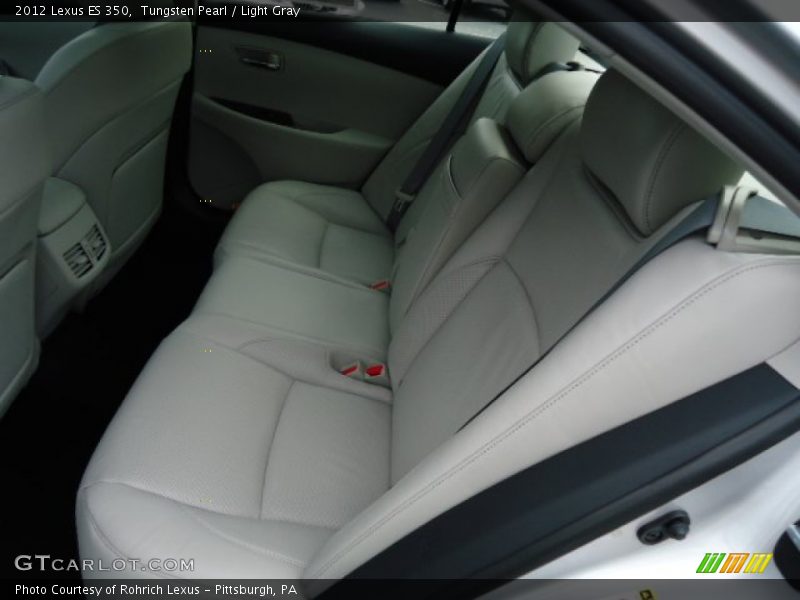 Tungsten Pearl / Light Gray 2012 Lexus ES 350