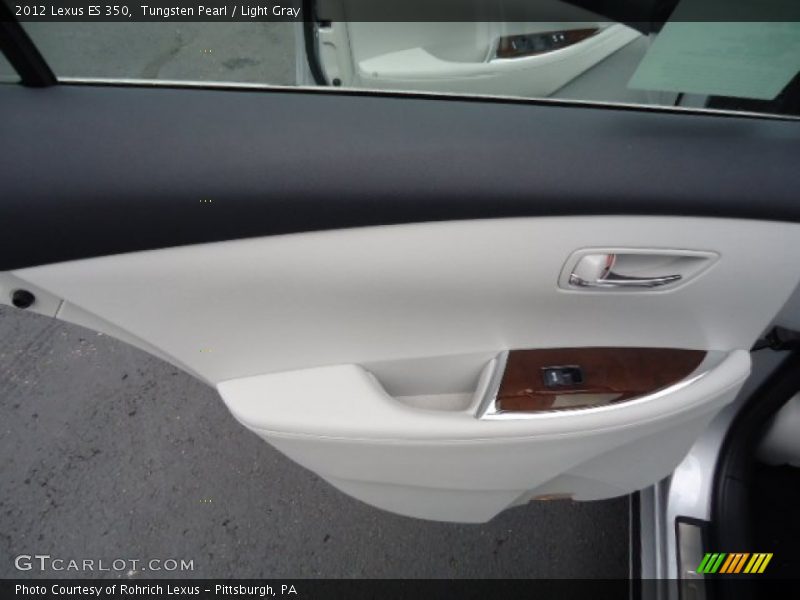 Tungsten Pearl / Light Gray 2012 Lexus ES 350