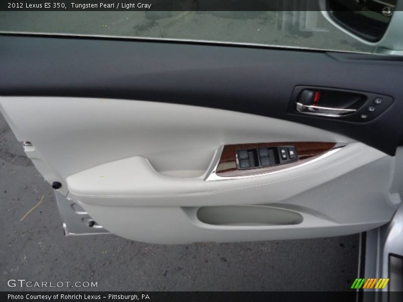 Tungsten Pearl / Light Gray 2012 Lexus ES 350