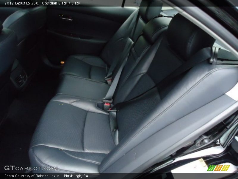 Obsidian Black / Black 2012 Lexus ES 350