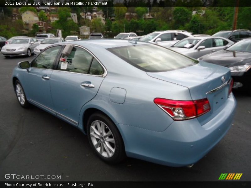 Cerulean Blue Metallic / Parchment 2012 Lexus ES 350