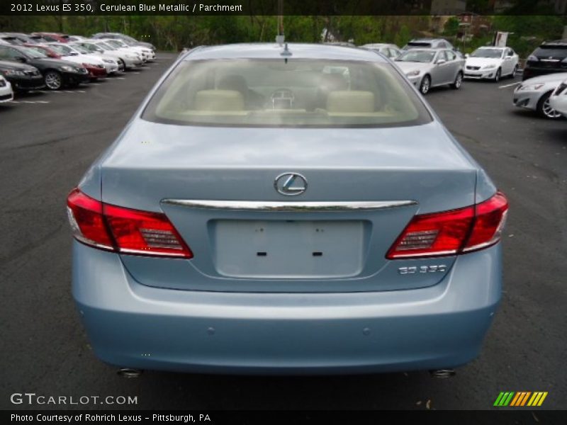 Cerulean Blue Metallic / Parchment 2012 Lexus ES 350