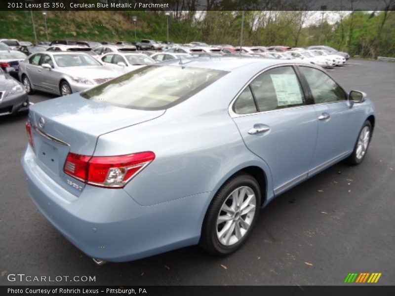 Cerulean Blue Metallic / Parchment 2012 Lexus ES 350