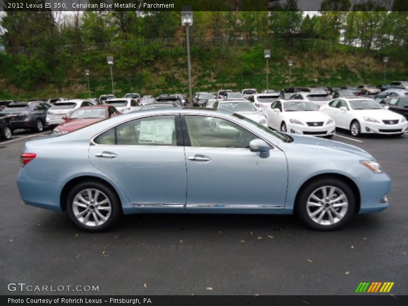 Cerulean Blue Metallic / Parchment 2012 Lexus ES 350