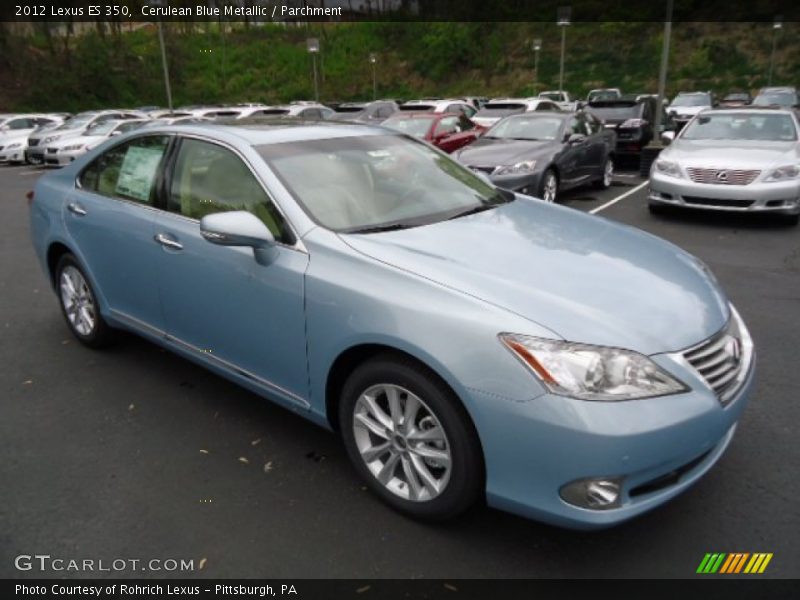 Cerulean Blue Metallic / Parchment 2012 Lexus ES 350