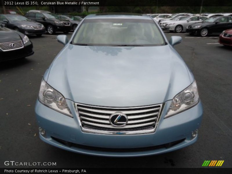 Cerulean Blue Metallic / Parchment 2012 Lexus ES 350