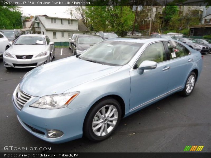 Cerulean Blue Metallic / Parchment 2012 Lexus ES 350