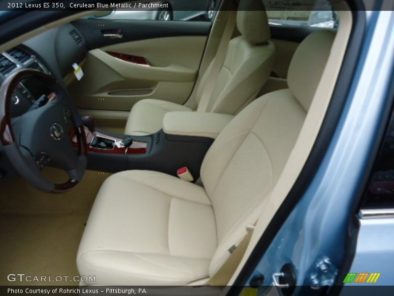Cerulean Blue Metallic / Parchment 2012 Lexus ES 350