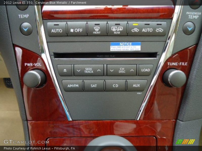 Cerulean Blue Metallic / Parchment 2012 Lexus ES 350