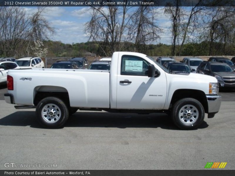  2012 Silverado 3500HD WT Regular Cab 4x4 Summit White