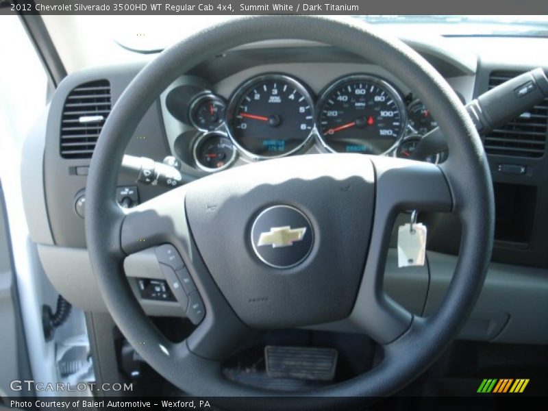  2012 Silverado 3500HD WT Regular Cab 4x4 Steering Wheel